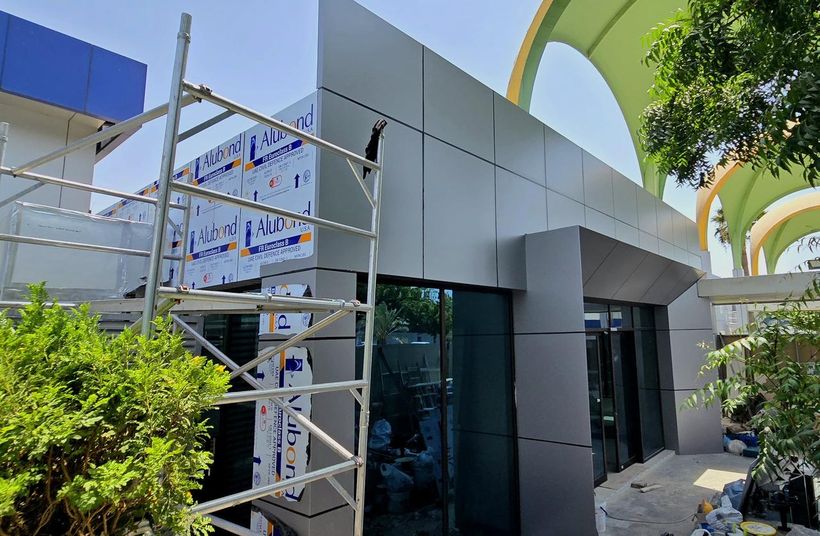 ACP cladding facade by Pillarstone in the UAE